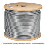 Cable de acero rigido 1/8', recubierto PVC 300 m Fiero 48806 CAB-1/8RX3