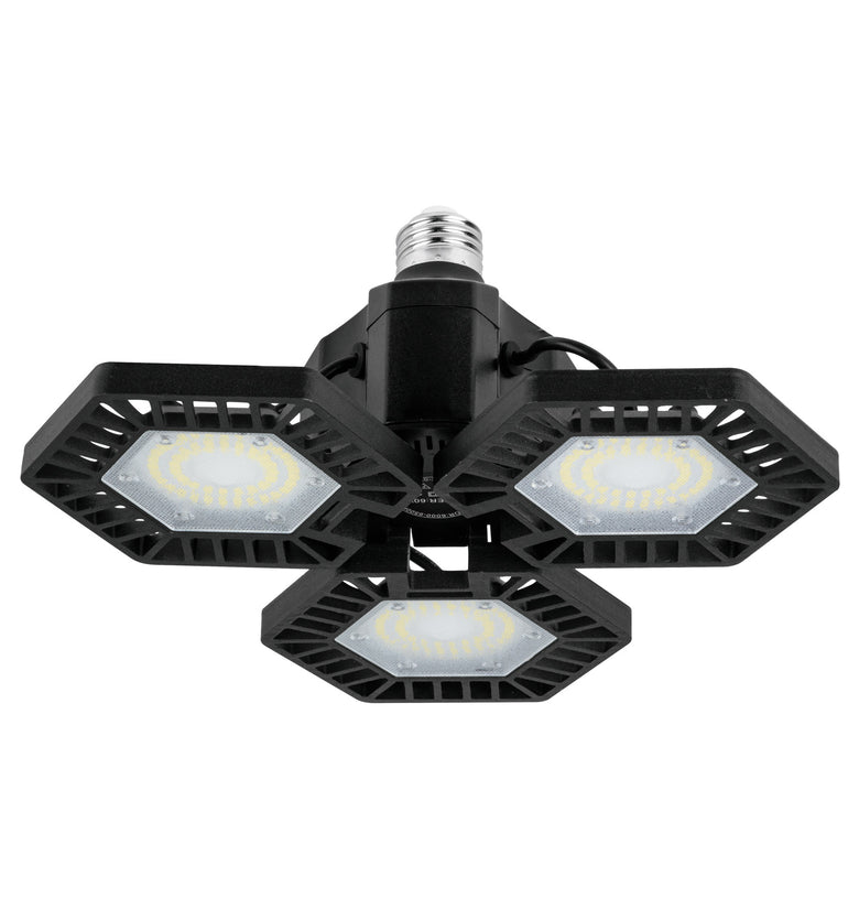 Luminario de LED 65 W, aluminio con 3 paneles abatibles Volteck 46587 ABA-700L