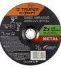 Disco desbaste metal, tipo27,diametro 9',alto rendimiento Truper 11547 ABT-223
