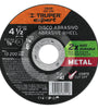 Disco corte metal, tipo42, diametro 4-1/2', alto rendimiento Truper 11549 ABT-390