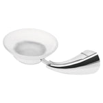 Jabonera con plato de vidrio, linea Aero Foset 49636 AEA-74