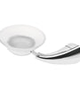 Jabonera con plato de vidrio, linea Aero Foset 49636 AEA-74