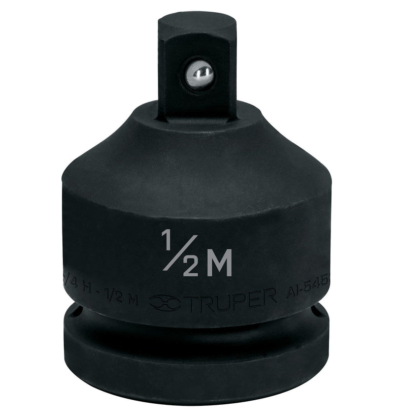 Adaptador de Impacto 3/4' (H) x 1/2' (M),  Truper 100949 AI-5453