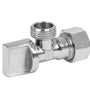 Llave angular de laton, 1/2 x 1/2' para CPVC Foset 49108 ANG-CPVC