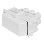 Interruptor de 3 vias, linea Italiana, color blanco Volteck 48137 APSE-EIB