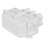 Interruptor sencillo, linea Italiana, color blanco Volteck 48132 APSE-IB