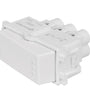 Interruptor sencillo, linea Italiana, color blanco Volteck 48132 APSE-IB