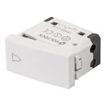 Interruptor para timbre, linea Oslo, color blanco Volteck 48323 APTI-OB