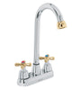 Mezcladora p/lavabo,manerales cruceta, tipo bar, oro, Aqua Foset 45621 AQM-61G