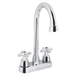 Mezcladora lavabo,tipo bar,manerales cruceta,acero inox,Aqua Foset 49690 AQM-61