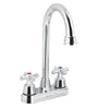 Mezcladora lavabo,tipo bar,manerales cruceta,acero inox,Aqua Foset 49690 AQM-61