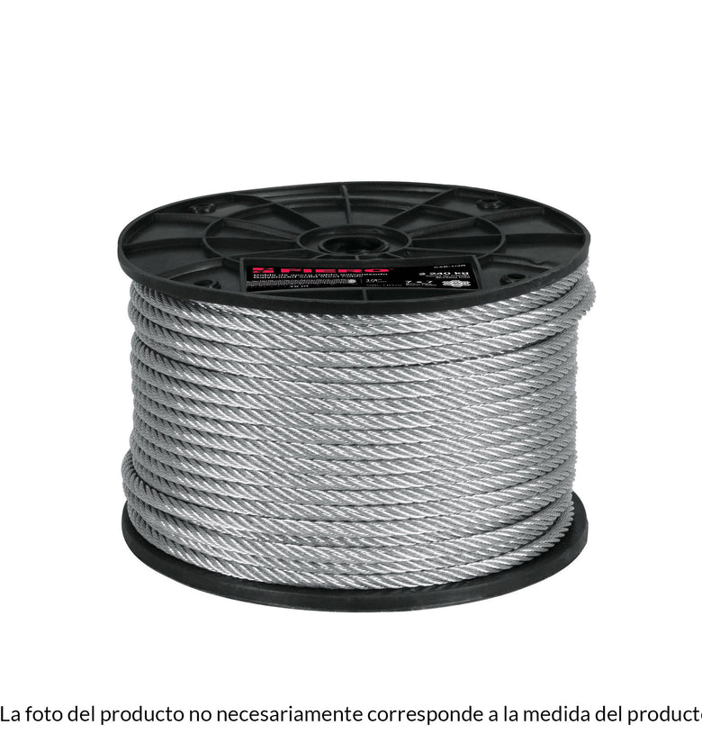 Cable de acero 1/16', 300 m Fiero 48795 CAB-1/16R3