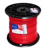 Cable THHW-LS, 10 AWG, rojo, bobina 500 m Volteck 40126 CAB-10R-500