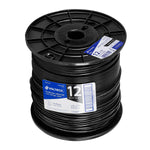 Cable THHW-LS, 12 AWG, negro, bobina 500 m Volteck 40117 CAB-12N-500