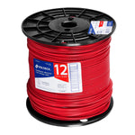 Cable THHW-LS, 12 AWG, rojo, bobina 500 m Volteck 40125 CAB-12R-500