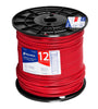 Cable THHW-LS, 12 AWG, rojo, bobina 500 m Volteck 40125 CAB-12R-500