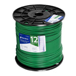 Cable THHW-LS, 12 AWG, verde, bobina 500 m Volteck 40121 CAB-12V-500