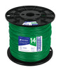 Cable THHW-LS, 14 AWG, verde, bobina 500 m Volteck 40120 CAB-14V-500