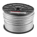 Cable de acero rigido 3/16', recubierto PVC 75 m Fiero 44217 CAB-3/16RX