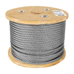 Cable de acero rigido 3/8', 75 m Fiero 48814 CAB-3/8R