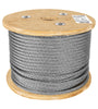 Cable de acero rigido 3/8', 75 m Fiero 48814 CAB-3/8R