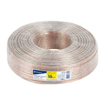 Cable para bocina, 16 AWG, polarizado, 100 m Volteck 46269 CABO-16P