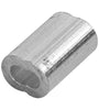 Bolsa con 50 casquillos dobles de aluminio, 1/16',  Fiero 48363 CAD-1/16