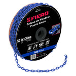 Cadena de plastico de 3mm, azul Fiero 44163 CAPL-3Z