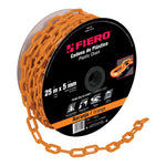 Cadena de plastico de 5mm, naranja Fiero 44175 CAPL-5A