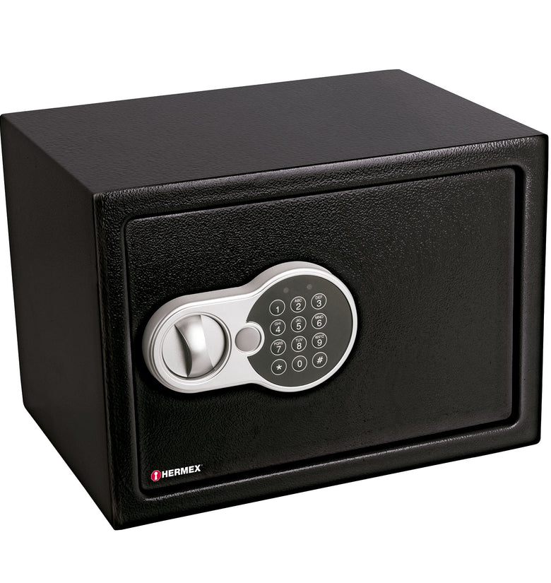 Caja de seguridad electronica, 31 cm, 12 litros Hermex 43080 CASE-31