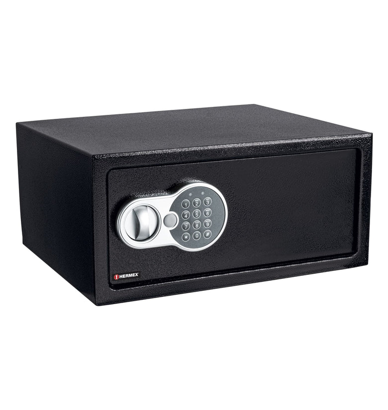 Caja de seguridad electronica, 43 cm, 30 litros Hermex 43082 CASE-43