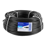 Cable uso rudo, 3 hilos, calibre 12, rollo de 100 m. Volteck 40006 CAUR-312