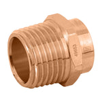 Conector de cobre, rosca exterior 1/2' Foset 49653 CC-611