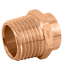 Conector de cobre, rosca exterior 1/2' Foset 49653 CC-611