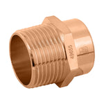 Conector de cobre, rosca exterior 1' Foset 49655 CC-613