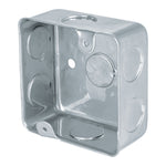 Caja de acero cuadrada 3x3', economica, Volteck Volteck 45008 CCH-3X3E