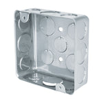 Caja de acero cuadrada 4x4', economica, Volteck Volteck 45007 CCH-4X4E