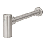 Cespol laton, sin contra, tipo bote, p/lavabo,32mm, satinado Foset 45284 CE-212N