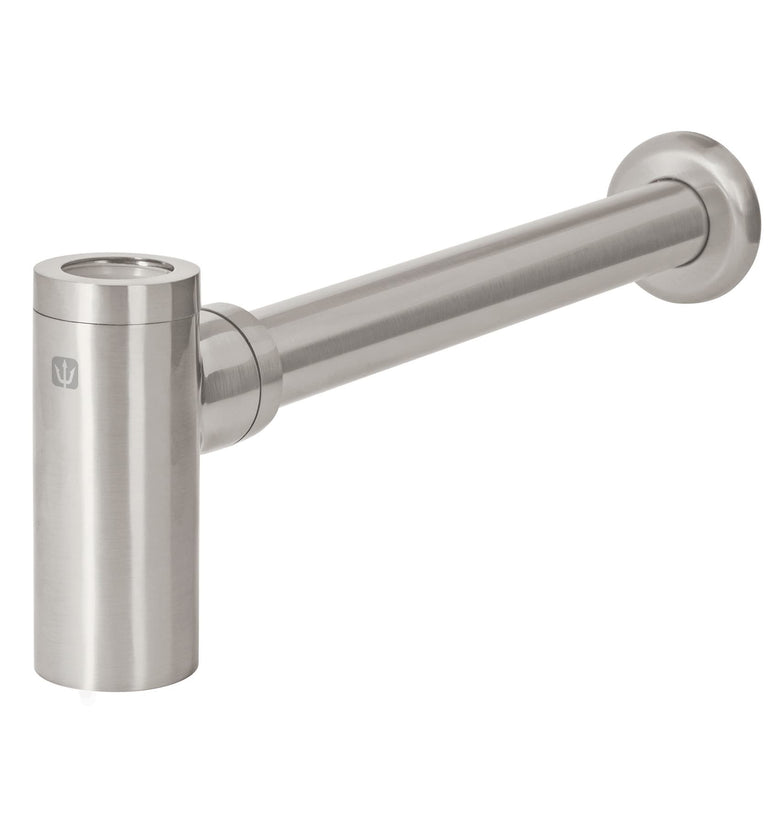 Cespol laton, sin contra, tipo bote, p/lavabo,32mm, satinado Foset 45284 CE-212N