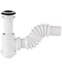 Cespol polipropileno, flexible de bote para lavabo de 1-1/4' Foset 49366 CE-218