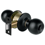 Cerradura pomo, negro, esfera, baño,  Hermex 47911 CEPO-61B