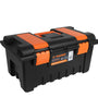 Caja plastica 22' con compartimentos, naranja Truper 11145 CHA-22NC