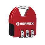 Candado maletero, 4mm de combinacion Hermex 43351 CMA-4C