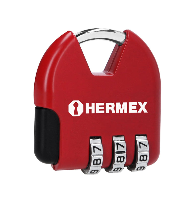 Candado maletero, 4mm de combinacion Hermex 43351 CMA-4C