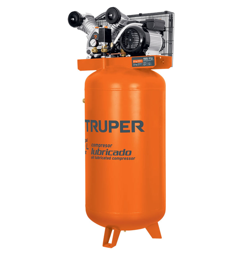 Compresor vertical lubricado de 180 litros Truper 15657 COMP-180LV
