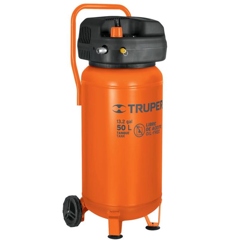 Compresor de aire libre de aceite de 50L Truper 13847 COMP-50S