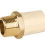 AdaptadorÂ  macho de CPVC con inserto metalico 3/4' Foset 45105 CPVC-652