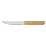 Cuchillo para asado con sierra, mango madera, 5' Pretul 23083 CUCH-M52