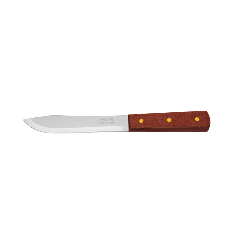 Cuchillo cebollero, mango madera, 6' Pretul 23076 CUCH-M60