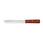 Cuchillo cebollero, mango madera, 7' Pretul 23077 CUCH-M70